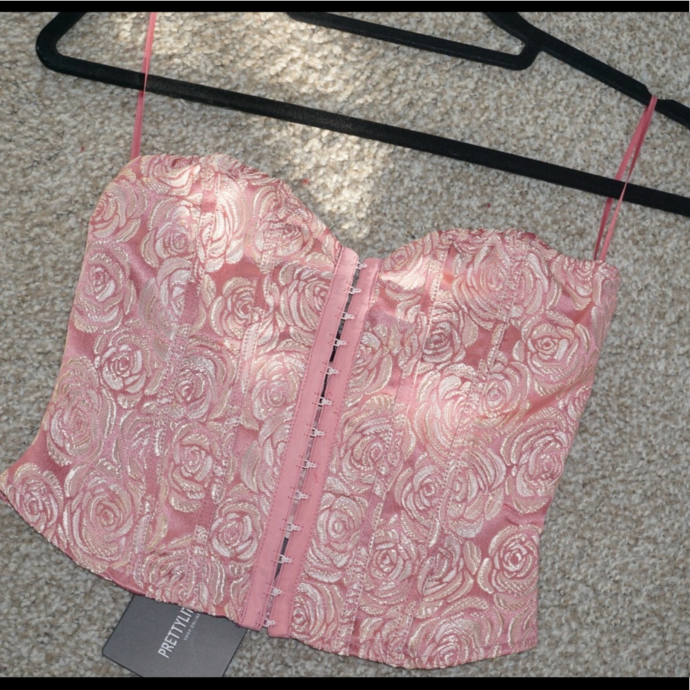 Pretty little thing corset/bustier top